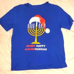 Merry Christmas Happy Hanukkah shirt Celebrate both Chanukah and Xmas with tee